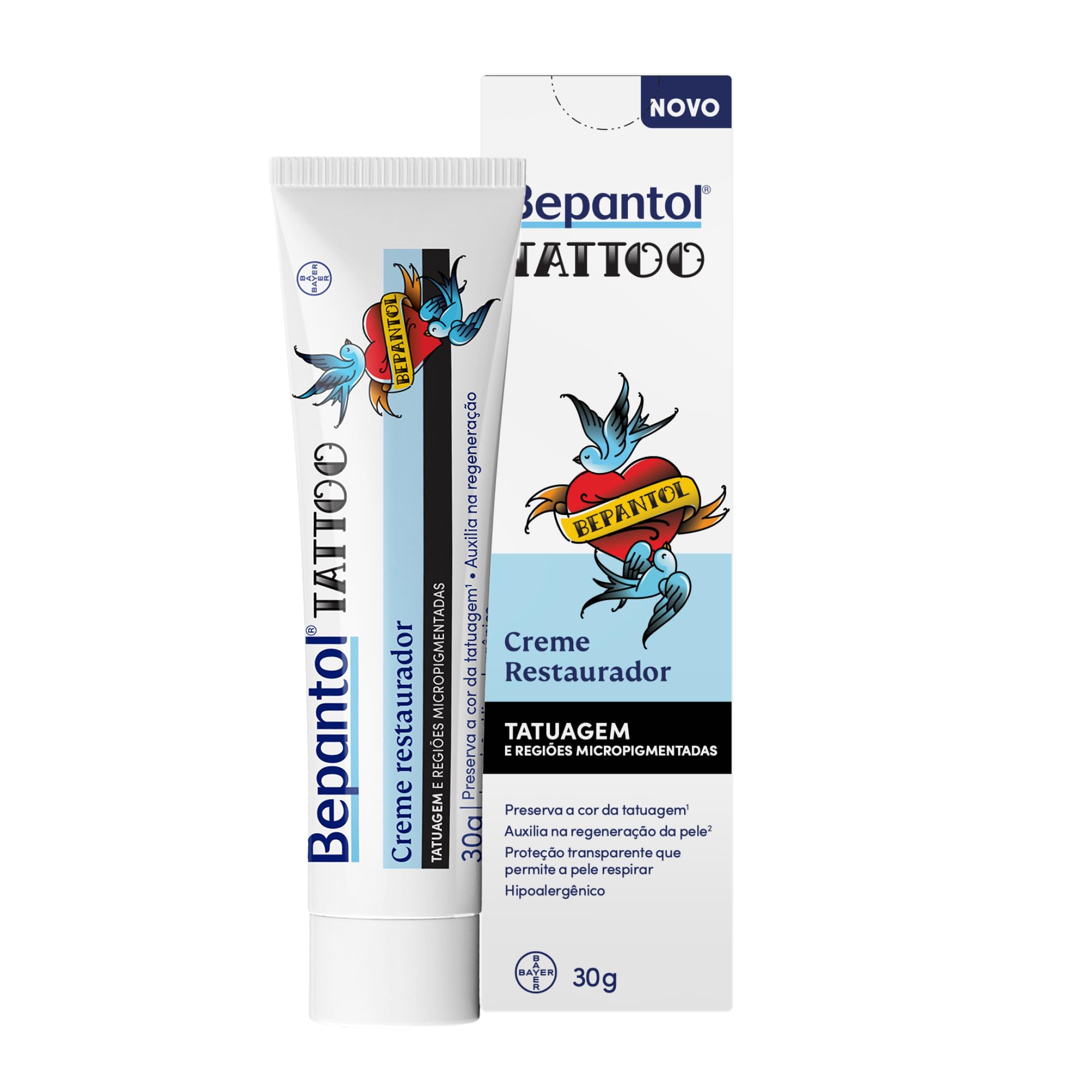 Bepantol Tattoo Creme Restaurador 30g